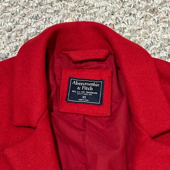 Abercrombie & Fitch Wool-Blend Dad Coat - Picture 6 of 8